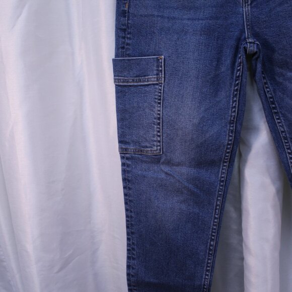 Vigoss Dark Blue Ankle Jeans - Picture 3 of 13